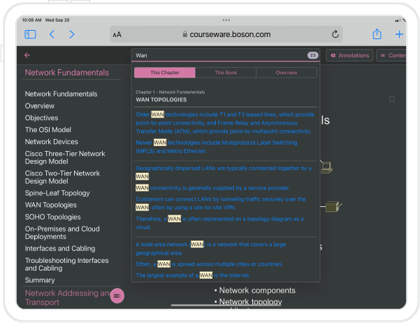 Network Technology Courseware Courseware Curriculum Features – Network Simulator – IT Practice Exams ...