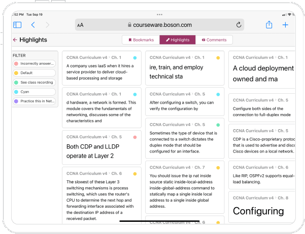 Courseware Curriculum Features – Network Simulator – IT Practice Exams ...